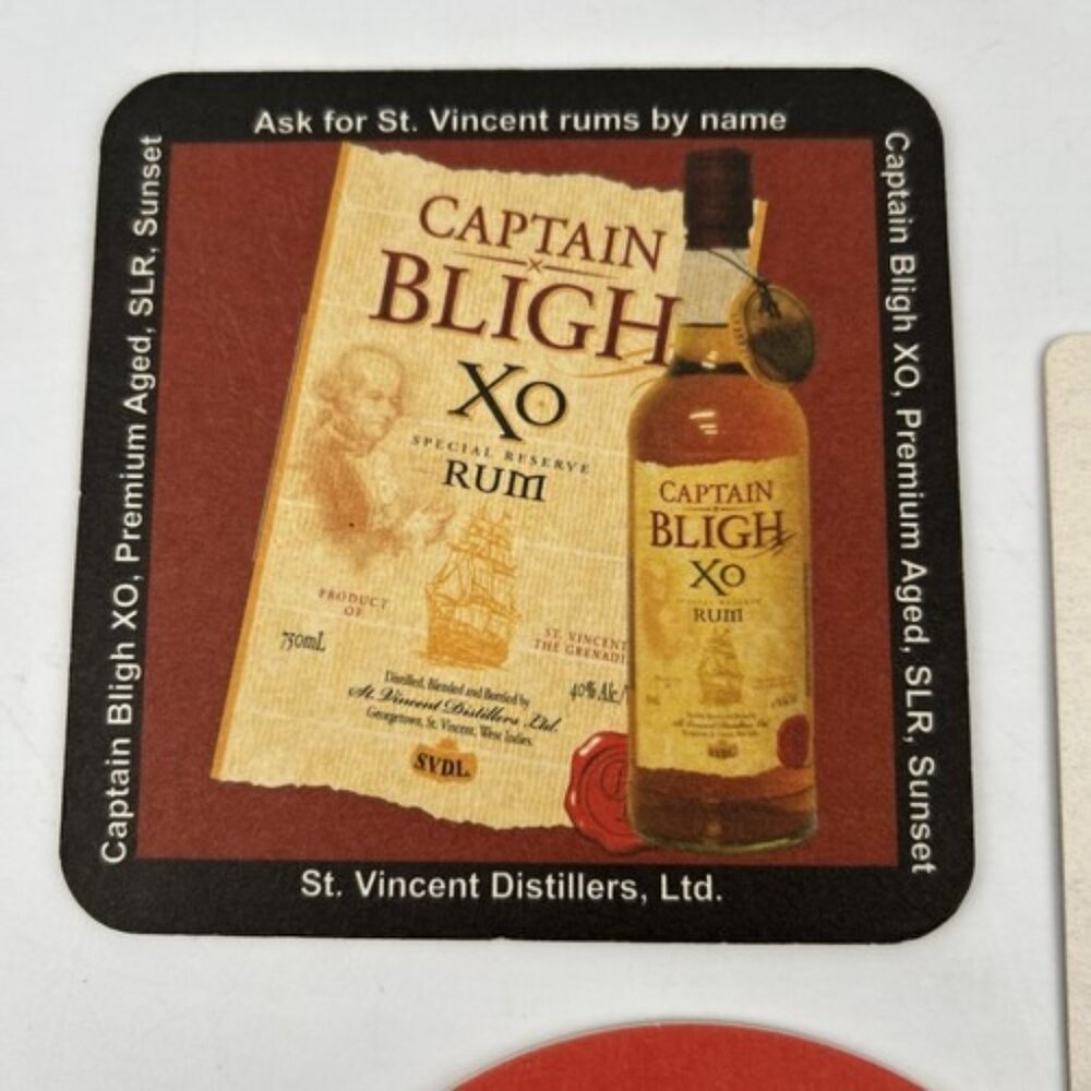 Yard House Brewery House , Czechvar Beer, Captain Bligh XO Rum - 3 Coasters - Picture 6 of 8